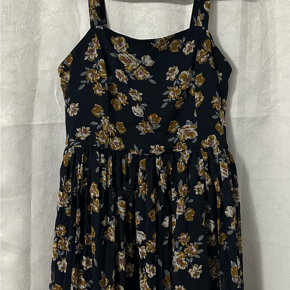 Xhilaration Black Floral Mini Dress